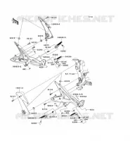 POGGIAPIEDI per Kawasaki ER-6F ABS 2008