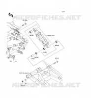 SOSPENSIONI   AMMORTIZZATORE per Kawasaki ER-6F ABS 2008