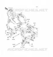 SUPPORTO DEL MOTORE per Kawasaki ER-6F ABS 2008