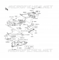 COPRISEDILE per Kawasaki ER-6F 2010