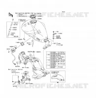 SERBATOIO DI CARBURANTE per Kawasaki ER-6F 2010
