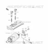 ACCENSIONE per Kawasaki ER-6F 2012