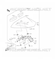 ACCESSORIO (COUVRE SELLE) per Kawasaki ER-6F 2012