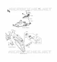 FANALE POSTERIORE(S) per Kawasaki ER-6F 2012