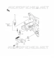 PEDALE FRENO   TORK LINK per Kawasaki ER-6F 2012