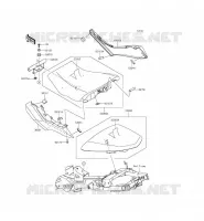 POSTO A SEDERE per Kawasaki ER-6F 2012