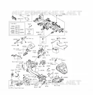 TELAIO MATERIALE ELETTRICO per Kawasaki ER-6F 2012
