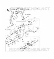 ACCESSORIO (PROTECTION MOTEUR) per Kawasaki ER-6F 2012