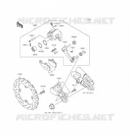 FRENO POSTERIORE per Kawasaki ER-6F 2012