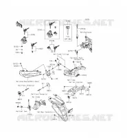 INTERRUTTORE   RIFLETTORI per Kawasaki ER-6F 2012