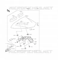 ACCESSORIO (COUVRE SELLE) per Kawasaki ER-6F 2013