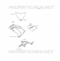 ADESIVI(Black)(EFF) per Kawasaki ER-6F 2013