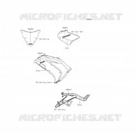 ADESIVI(Gray)(EGF) per Kawasaki ER-6F 2013