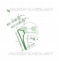 CAMSHAFT   TENSIONER per Kawasaki ER-6F 2013