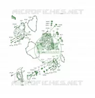 Coperchi motore per Kawasaki ER-6F 2013