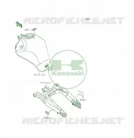 ETICHETTE(EDS EGF) per Kawasaki ER-6F 2013