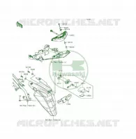 FANALE POSTERIORE(S) per Kawasaki ER-6F 2013