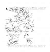LOWER CUFFIA(2/2)(EFF/EGF) per Kawasaki ER-6F 2013