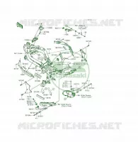PARTI DEL TELAIO (COUVERTURE) per Kawasaki ER-6F 2013