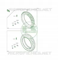 PNEUMATICI(ECF EFF) per Kawasaki ER-6F 2013