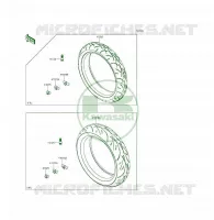 PNEUMATICI(EGF) per Kawasaki ER-6F 2013