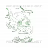 POSTO A SEDERE per Kawasaki ER-6F 2013