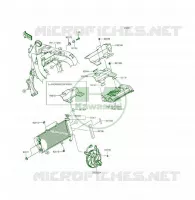 RADIATORE per Kawasaki ER-6F 2013