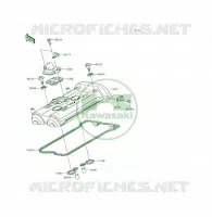 TESTATA COPERTURA per Kawasaki ER-6F 2013