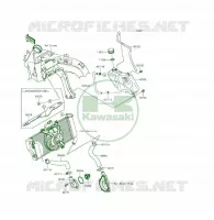 TUBO DELL'ACQUA per Kawasaki ER-6F 2013