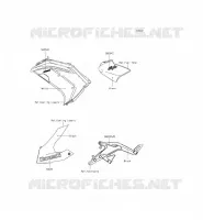 ADESIVO(WHITE) per Kawasaki ER-6F 2013