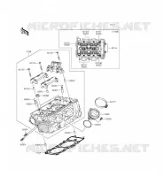 TESTATA per Kawasaki ER-6F 2013