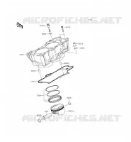 CILINDRO   PISTONE per Kawasaki ER-6F 2013