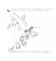 PARAFANGO ANTERIORE per Kawasaki ER-6F 2013