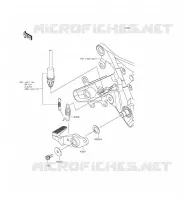 PEDALE FRENO   TORK LINK per Kawasaki ER-6F 2013