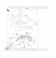 ACCESSORIO (COUVRE SELLE) per Kawasaki ER-6F 2014