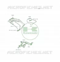 ADESIVI(White)(EDS) per Kawasaki ER-6F 2014