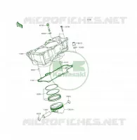 CILINDRO   PISTONE per Kawasaki ER-6F 2014