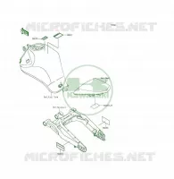 ETICHETTE(ECF) per Kawasaki ER-6F 2014