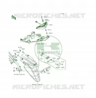 FANALE POSTERIORE(S) per Kawasaki ER-6F 2014