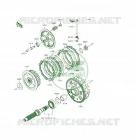 FRIZIONE per Kawasaki ER-6F 2014