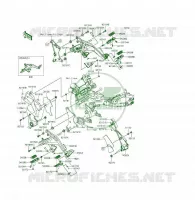 POGGIAPIEDI per Kawasaki ER-6F 2014