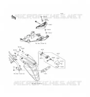 FANALE POSTERIORE(S) per Kawasaki ER-6F 2014