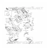 LOWER CUFFIA per Kawasaki ER-6F 2014