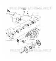 MOTORINO DI AVVIAMENTO per Kawasaki ER-6F 2014