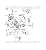 PARTI DEL TELAIO (COUVERTURE) per Kawasaki ER-6F 2014