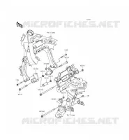 SUPPORTO DEL MOTORE per Kawasaki ER-6F 2014