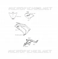 ADESIVI(Gray)(EGF) per Kawasaki ER-6F 2015