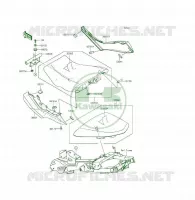 POSTO A SEDERE per Kawasaki ER-6F 2015