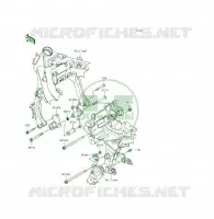 SUPPORTO DEL MOTORE per Kawasaki ER-6F 2015