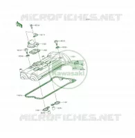 TESTATA COPERTURA per Kawasaki ER-6F 2015